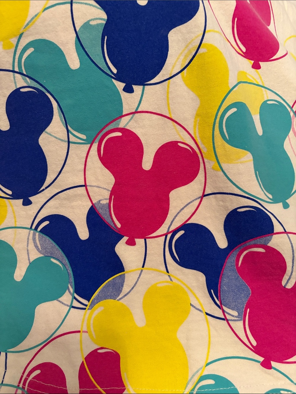 Disney world spirit jersey with Pink, Blue & Yellow Balloon Mickeys - Picture 5 of 5